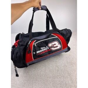 Dale Earnhardt NASCAR #3 Duffel Bag Black Red Grey Travel Gym Gear Bag
